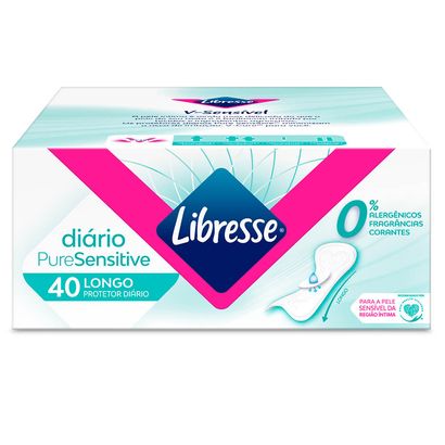 Protetor Diário Longo Pure Sensitive Libresse®