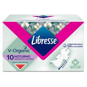 Absorvente Noturno Libresse® V-Organic