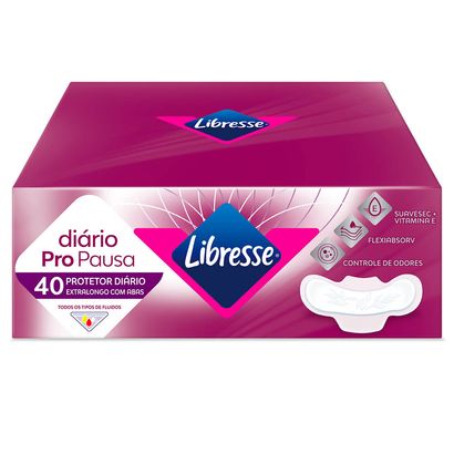 Protetor Diário  Extralongo com abas Menopausa Pro Pausa  Libresse®