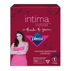Calcinha Absorvente Lavável Libresse® Collab Marcela Mc Gowan