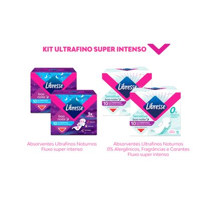 Kit Ultrafinos Fluxo Superintenso Libresse®