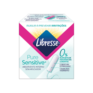 Absorvente Interno s/ Aplicador Libresse® Pure Sensitive