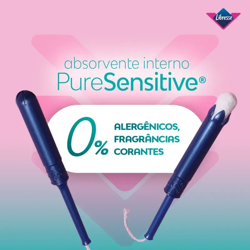Absorvente-Interno-com-Aplicador-Longo-Libresse-Pure-Sensitive-Super-0%-Fragrancia