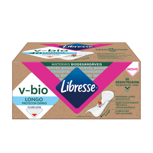 Protetor Diário Longo Biodegradável Libresse® V-Bio