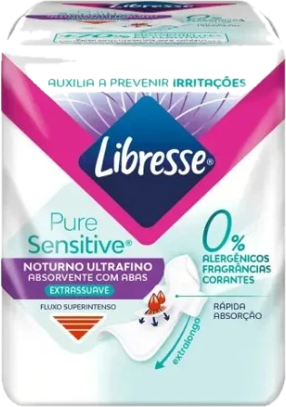 Absorvente Libresse Pure Sensitive